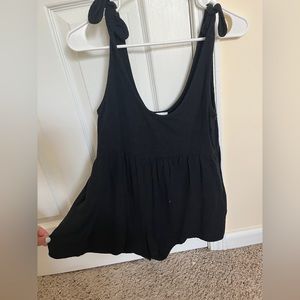 Princess Polly Black Tie Romper